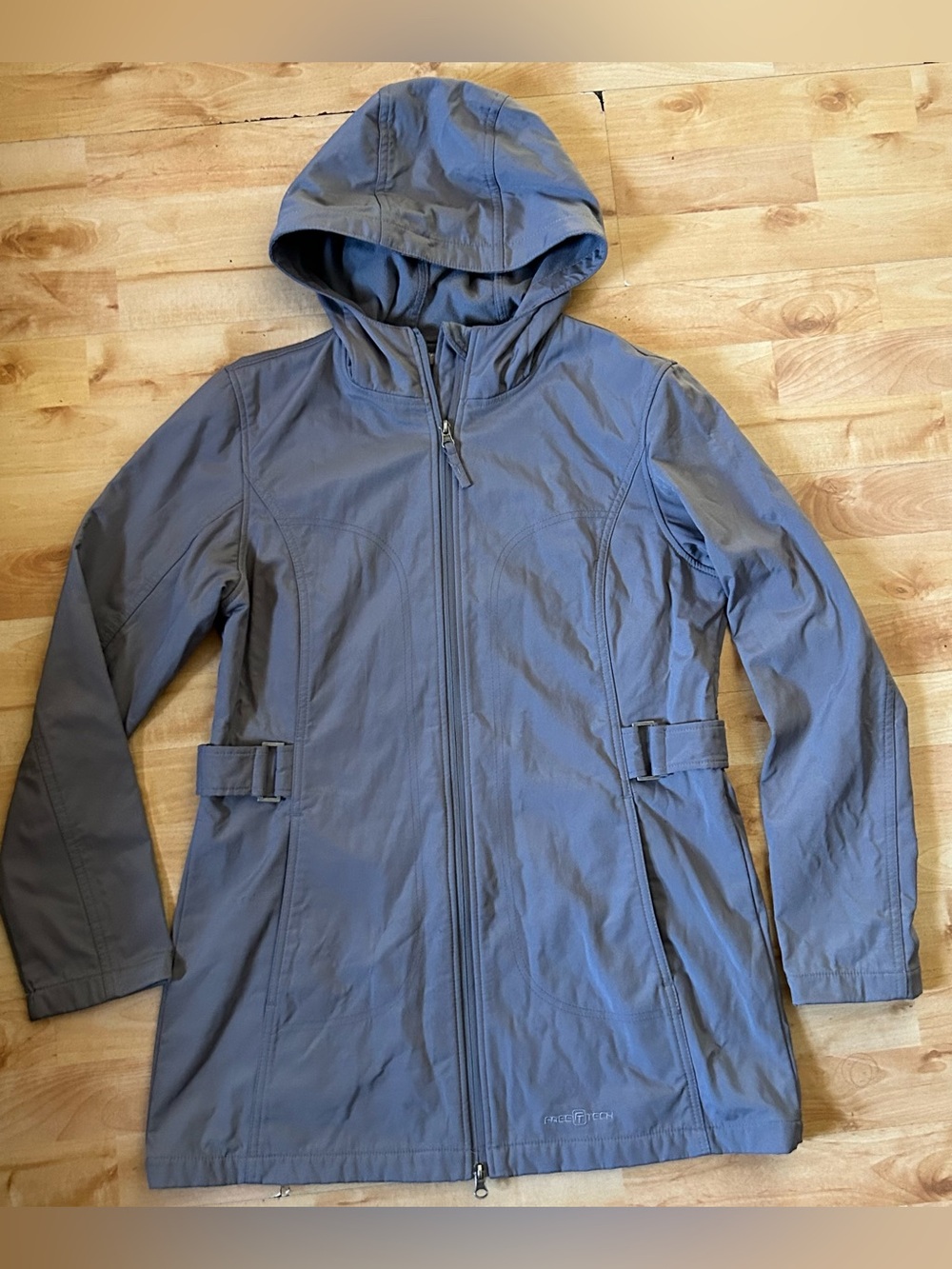 FREE TECH Women's Long Soft Shell Jacket, Size M (8-10)